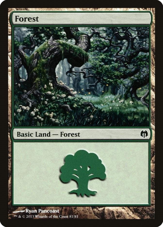 Forest (81) (81) (Duel Decks: Heroes vs. Monsters)