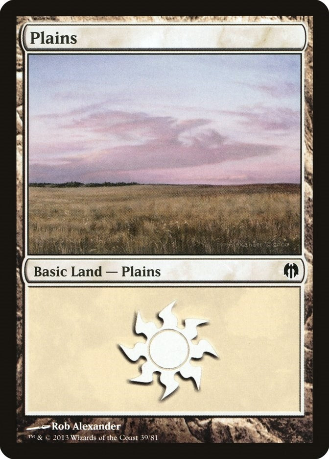 Plains (39) (39) (Duel Decks: Heroes vs. Monsters)