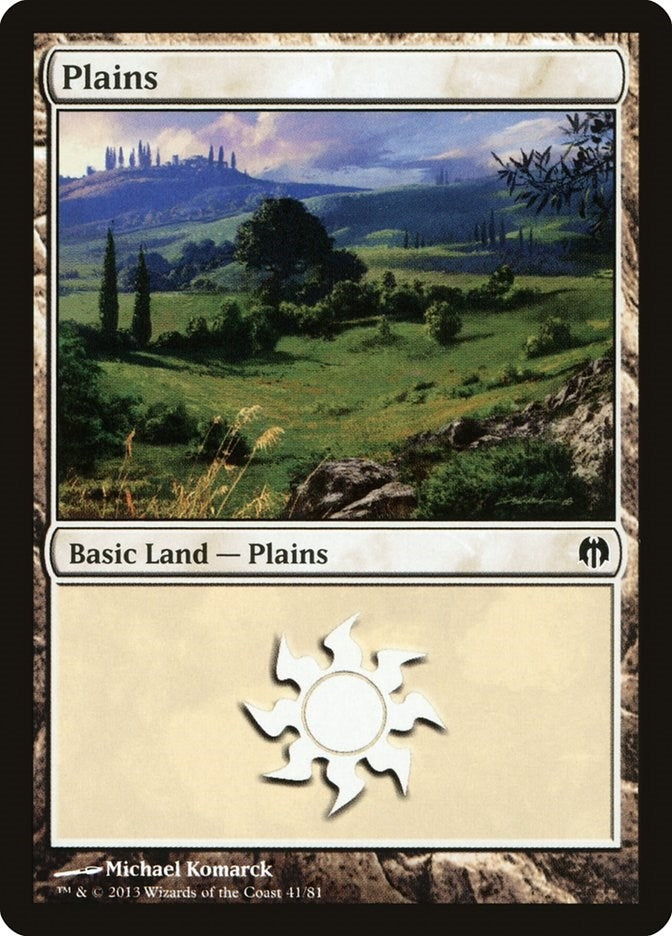 Plains (41) (41) (Duel Decks: Heroes vs. Monsters)