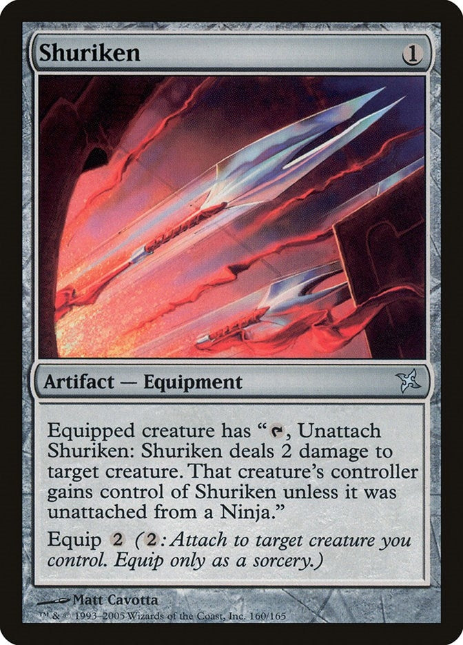 Shuriken (160) (Betrayers of Kamigawa)
