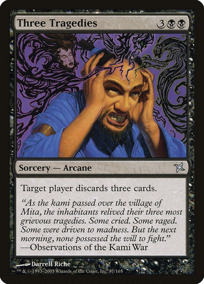 Three Tragedies (87) (Betrayers of Kamigawa)