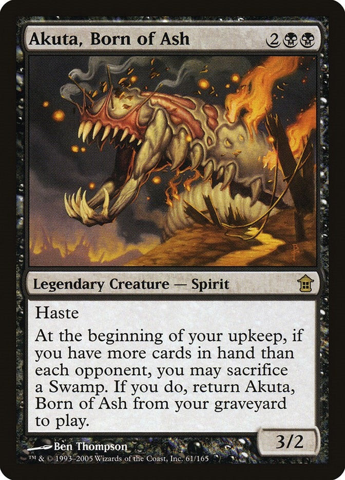 Akuta, Born of Ash (61) (Saviors of Kamigawa)