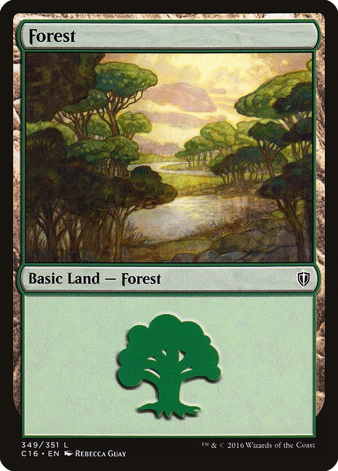 Forest (349) (349) (Commander 2016)