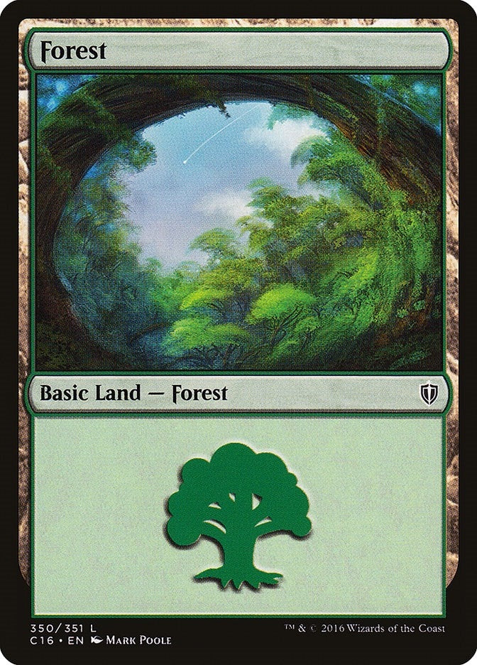 Forest (350) (350) (Commander 2016)