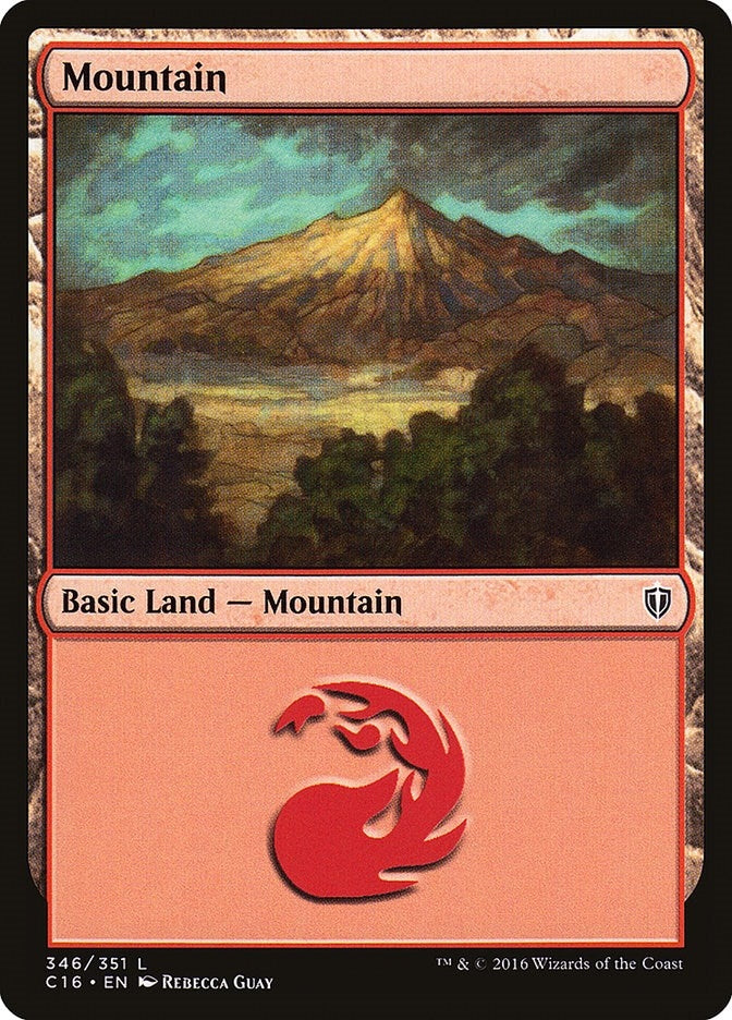 Mountain (346) (346) (Commander 2016)