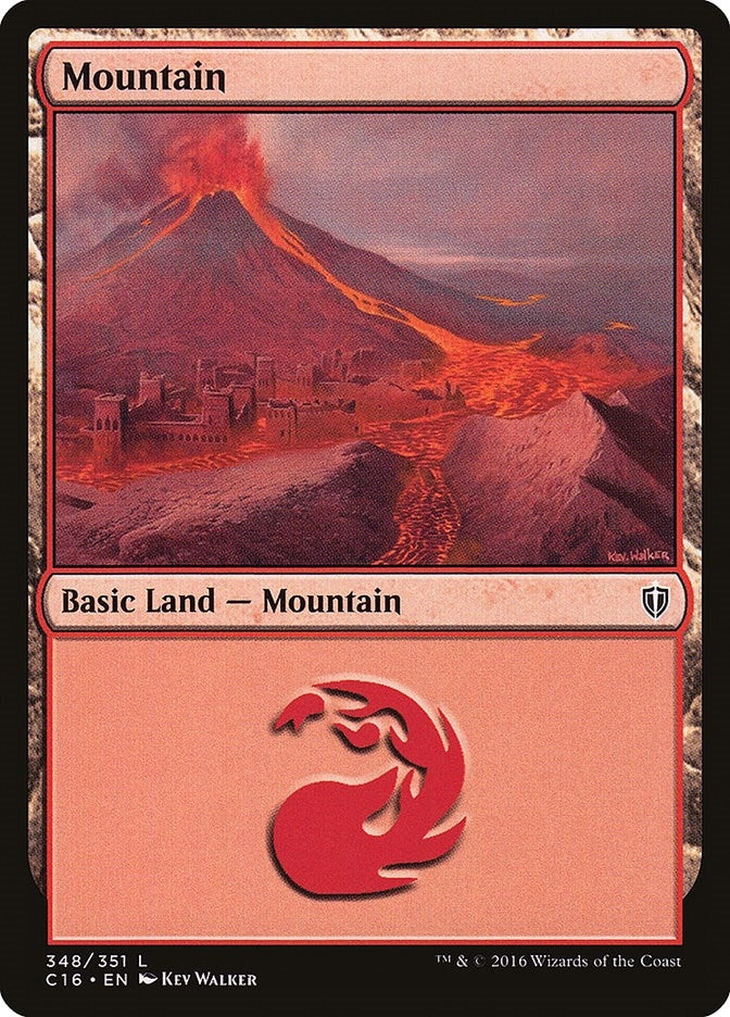 Mountain (348) (348) (Commander 2016)