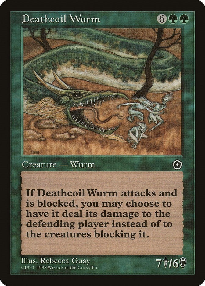 Deathcoil Wurm (Portal Second Age)