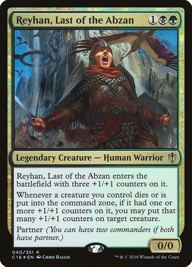 Reyhan, Last of the Abzan (40) (Commander 2016)