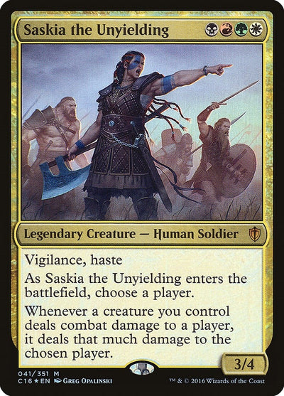 Saskia the Unyielding (41) (Commander 2016)