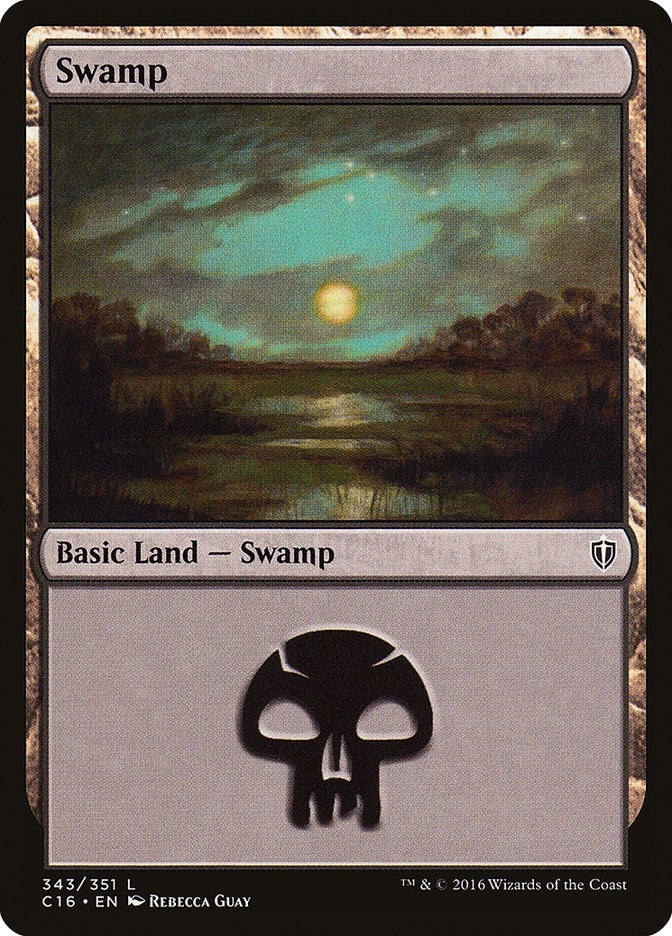 Swamp (343) (343) (Commander 2016)