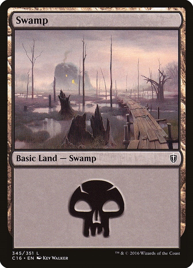 Swamp (345) (345) (Commander 2016)