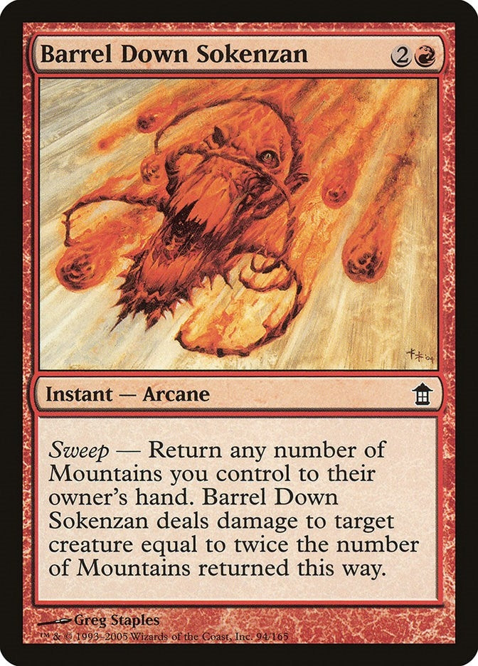 Barrel Down Sokenzan (94) (Saviors of Kamigawa)
