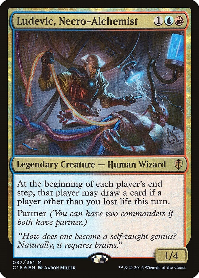 Ludevic, Necro-Alchemist (37) (Commander 2016)