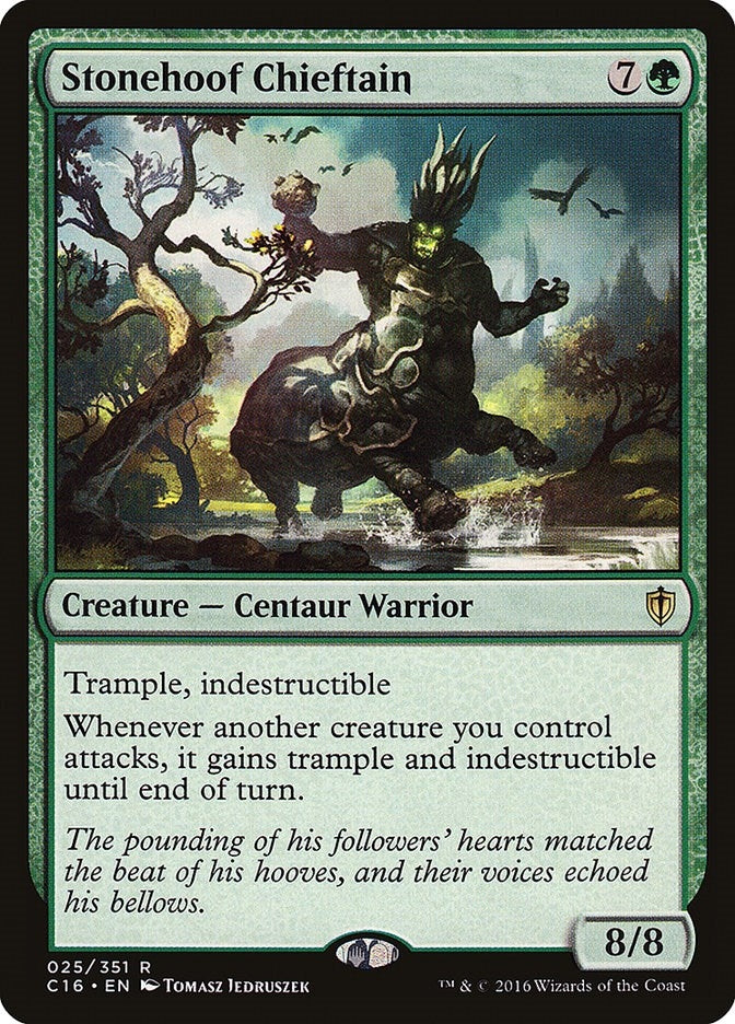 Stonehoof Chieftain (25) (Commander 2016)