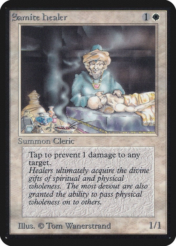 Samite Healer (Alpha Edition)