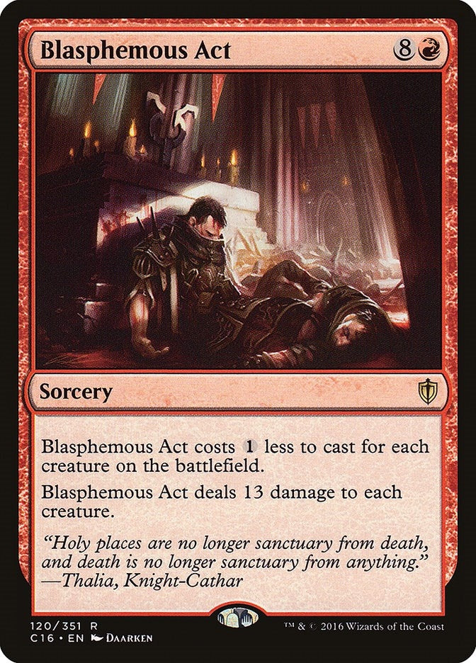 Blasphemous Act (120) (Commander 2016)