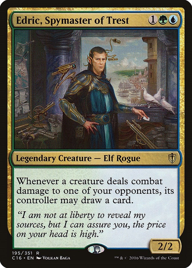 Edric, Spymaster of Trest (195) (Commander 2016)