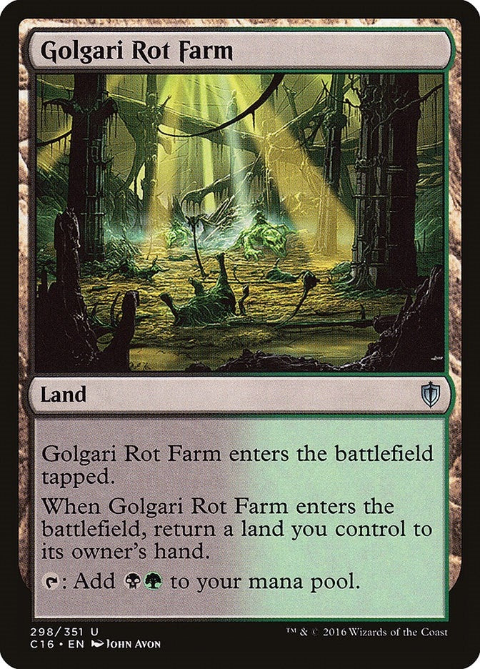 Golgari Rot Farm (298) (Commander 2016)