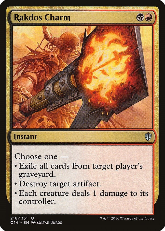 Rakdos Charm (218) (Commander 2016)