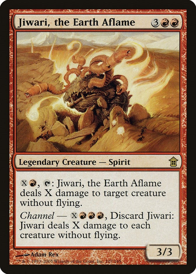 Jiwari, the Earth Aflame (107) (Saviors of Kamigawa)