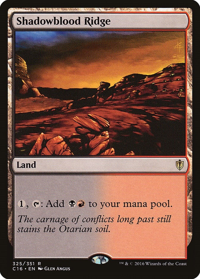 Shadowblood Ridge (325) (Commander 2016)