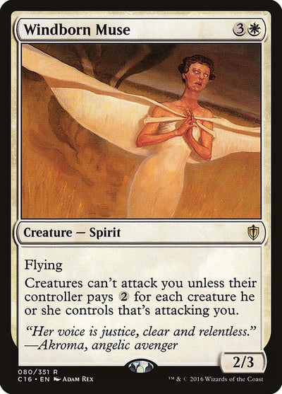 Windborn Muse (80) (Commander 2016)
