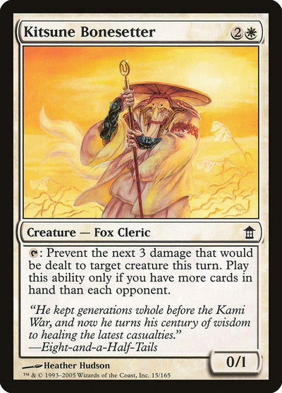Kitsune Bonesetter (15) (Saviors of Kamigawa)
