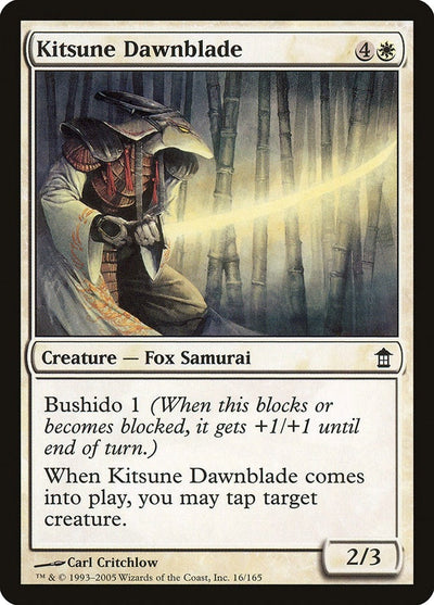 Kitsune Dawnblade (16) (Saviors of Kamigawa)
