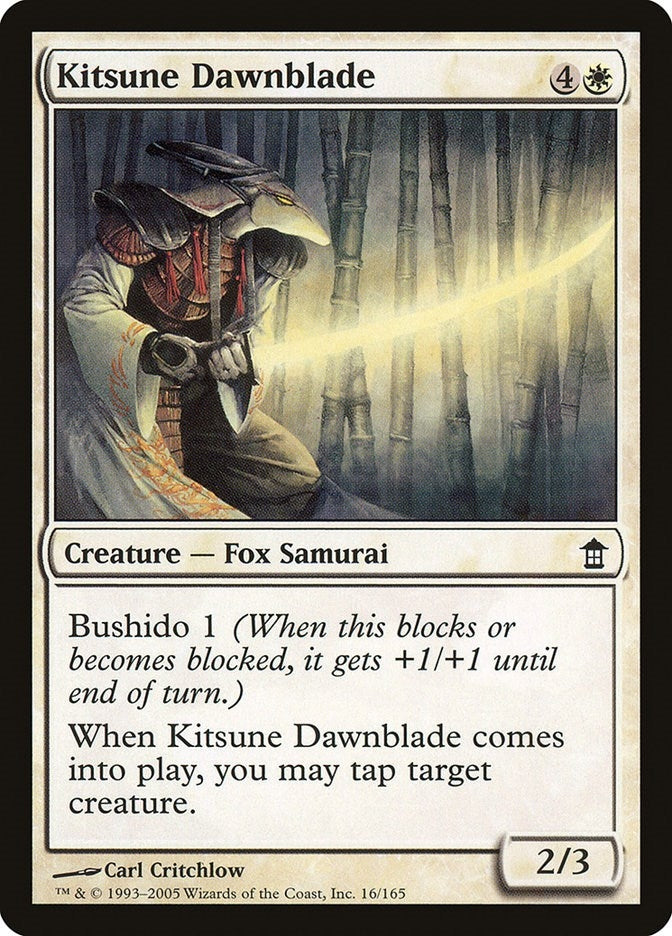 Kitsune Dawnblade (16) (Saviors of Kamigawa)