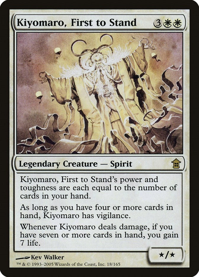 Kiyomaro, First to Stand (18) (Saviors of Kamigawa)
