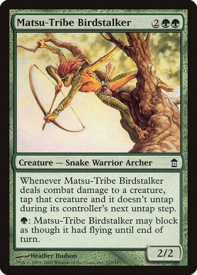 Matsu-Tribe Birdstalker (137) (Saviors of Kamigawa)