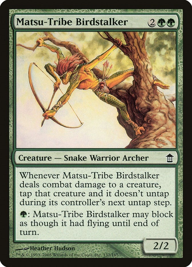 Matsu-Tribe Birdstalker (137) (Saviors of Kamigawa)