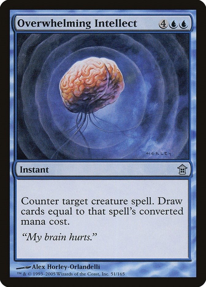 Overwhelming Intellect (51) (Saviors of Kamigawa)