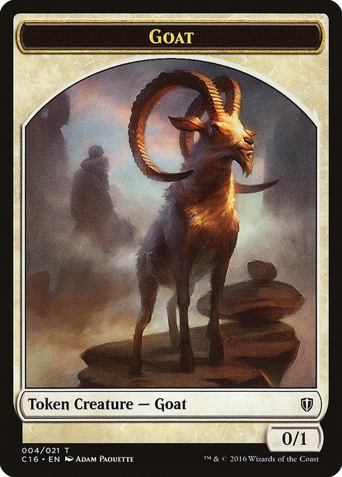 Goat // Thopter Double-Sided Token (4 // 9) (Commander 2016)