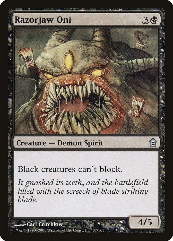 Razorjaw Oni (87) (Saviors of Kamigawa)