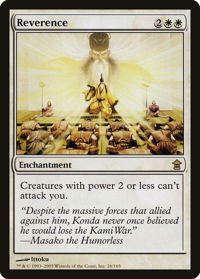 Reverence (26) (Saviors of Kamigawa)