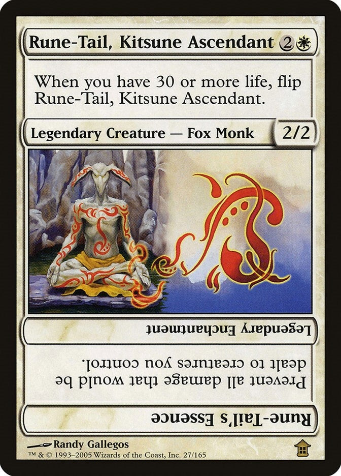 Rune-Tail, Kitsune Ascendant (27) (Saviors of Kamigawa)