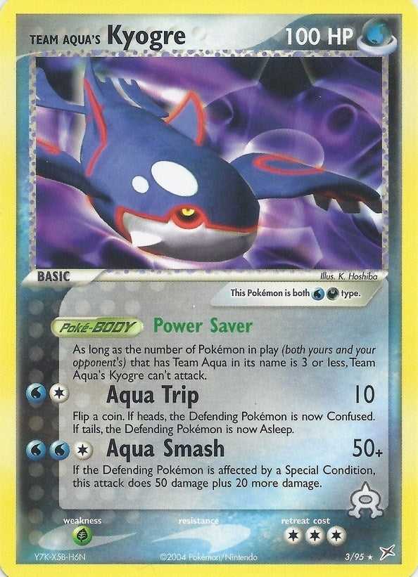 Image for Team Aqua's Kyogre - 3/95 (EX Team Magma vs Team Aqua) (003/095) (Deck Exclusives) - Pokemon