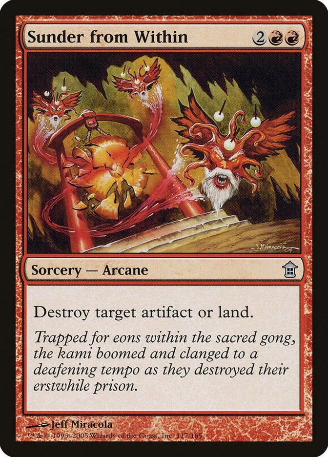 Sunder from Within (117) (Saviors of Kamigawa)