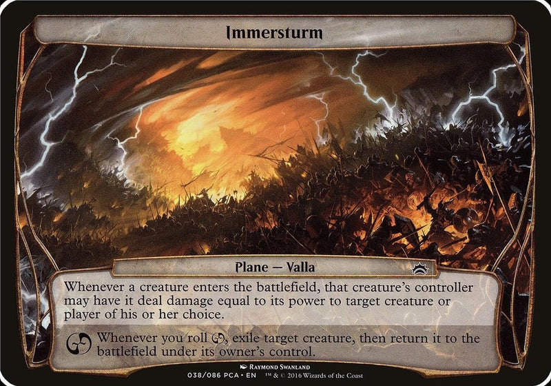 Immersturm (Planechase Anthology) (Oversize Cards)