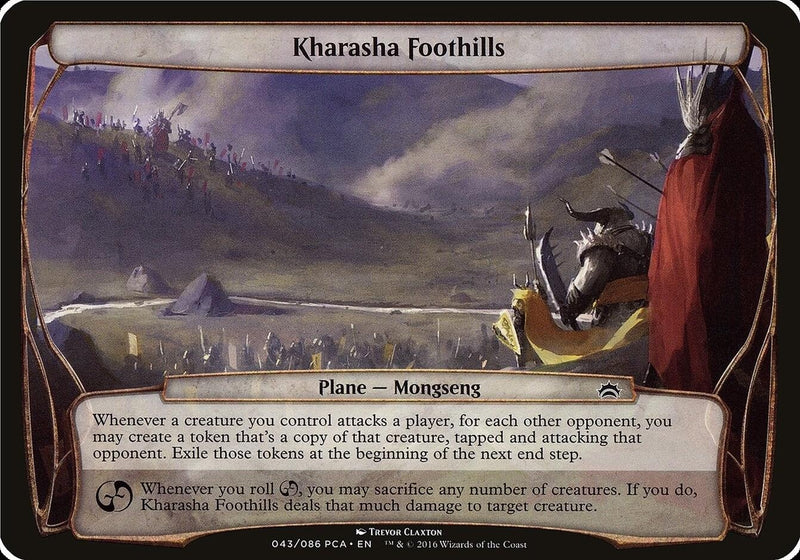 Kharasha Foothills (Planechase Anthology) (Oversize Cards)