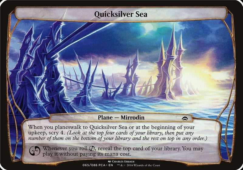 Quicksilver Sea (Planechase Anthology) (Oversize Cards)