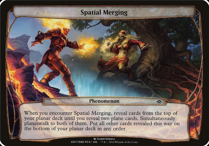 Spatial Merging (Planechase Anthology) (Oversize Cards)