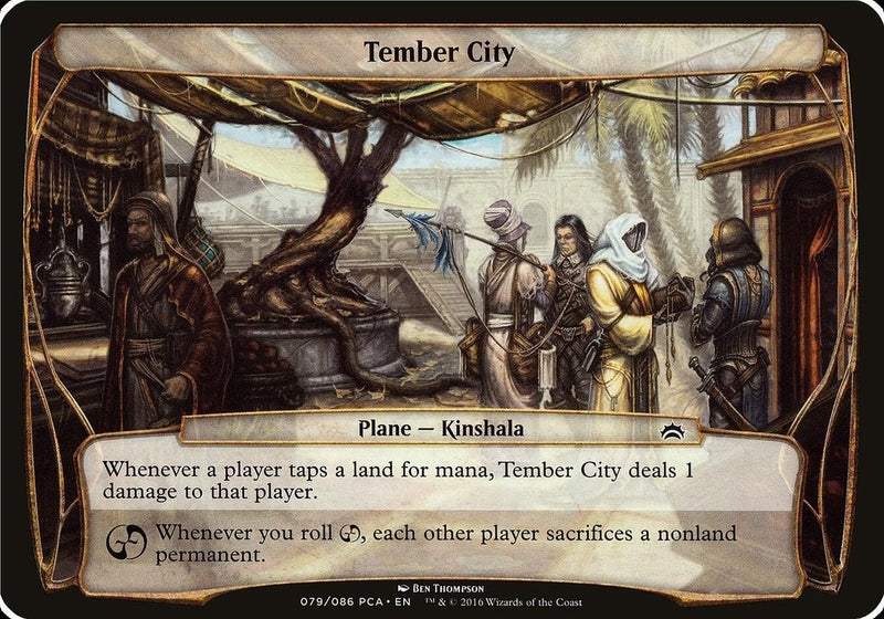 Tember City (Planechase Anthology) (Oversize Cards)