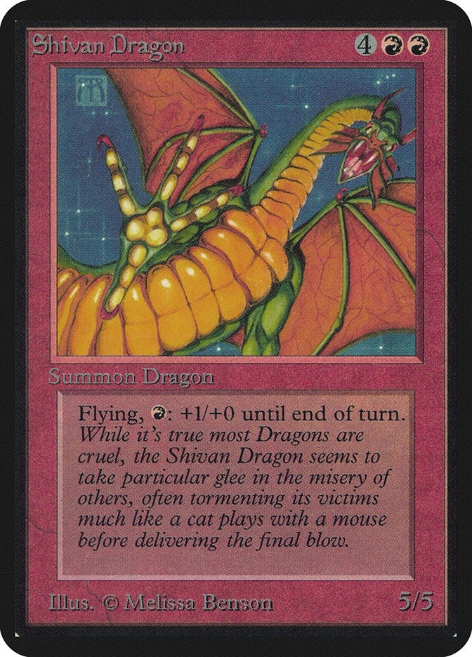 Shivan Dragon (Alpha Edition)