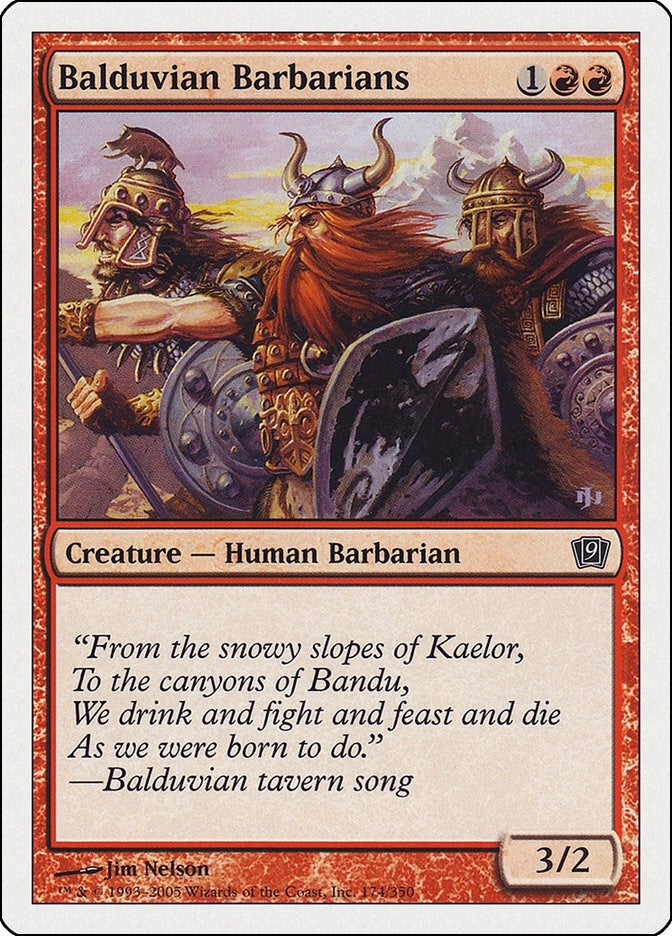 Balduvian Barbarians (174) (9th Edition)