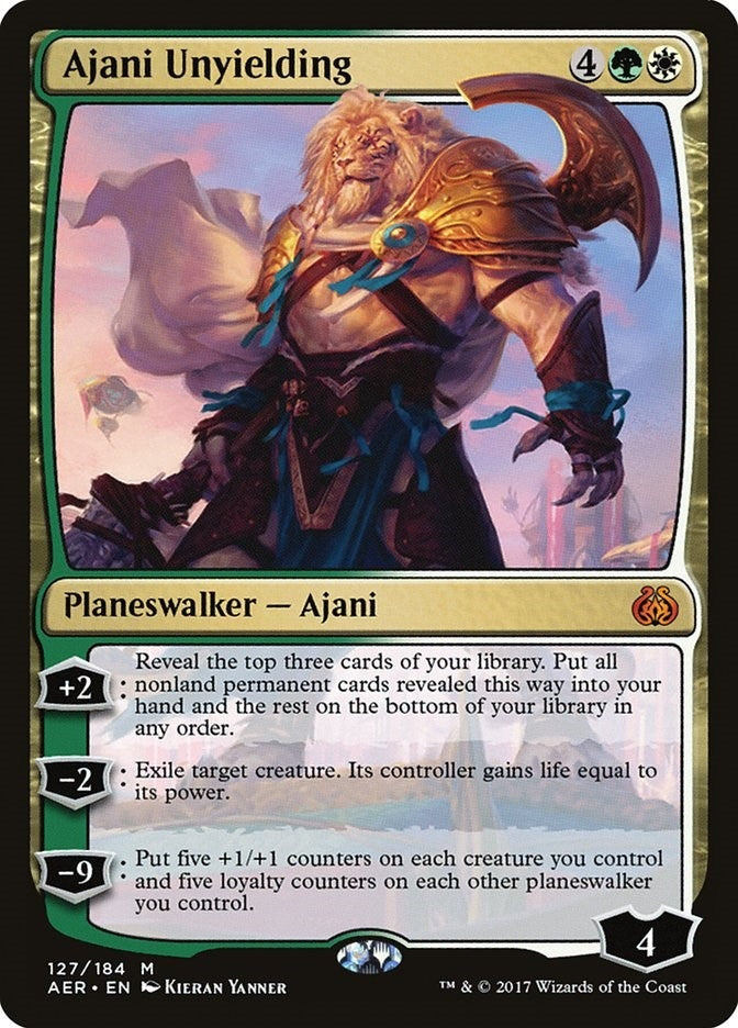 Ajani Unyielding (127) (Aether Revolt)