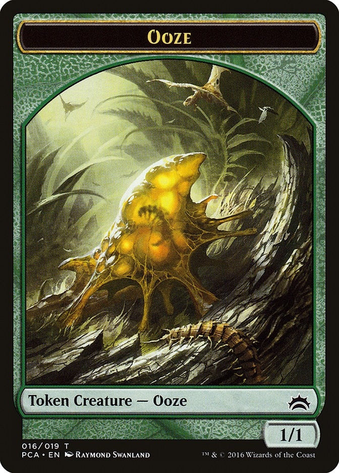 Ooze (016) // Ooze (017) Double-Sided Token (16 // 17) (Planechase Anthology)