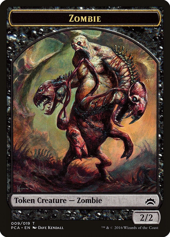Image for Zombie // Hellion Double-Sided Token (9 // 12) - Magic: The Gathering