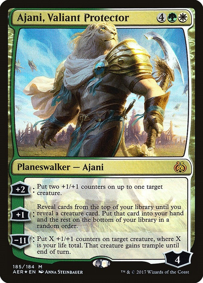 Ajani, Valiant Protector (185) (Aether Revolt)